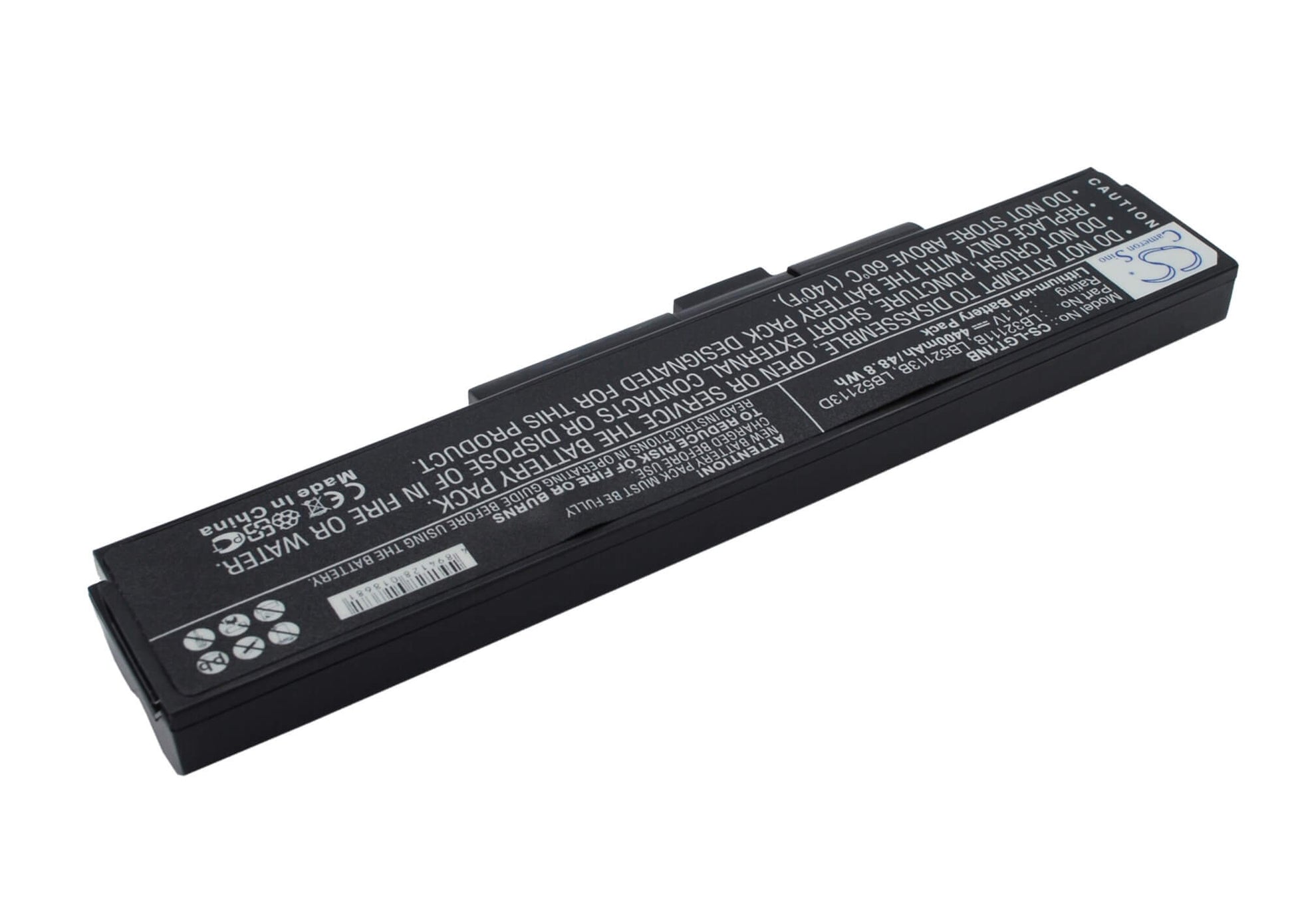 11.1V, 4400mAh, Li-ion Battery fits Lg, Le50, Lm40, 48.84Wh