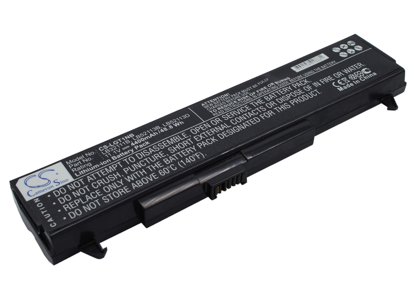 11.1V, 4400mAh, Li-ion Battery fits Hp, Presario B2000, 48.84Wh