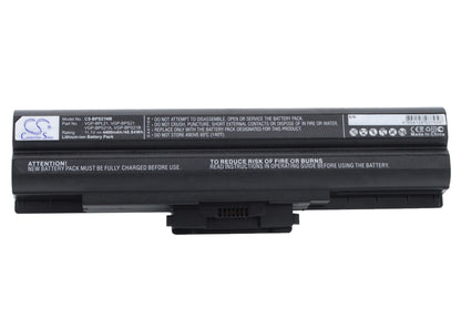 Black, 11.1V, 4400mAh, Li-ion Battery fits Sony, Aio Vpcf11jfx/b Vaio Vpcf11m1e, Pcg-61411l, 48.84Wh