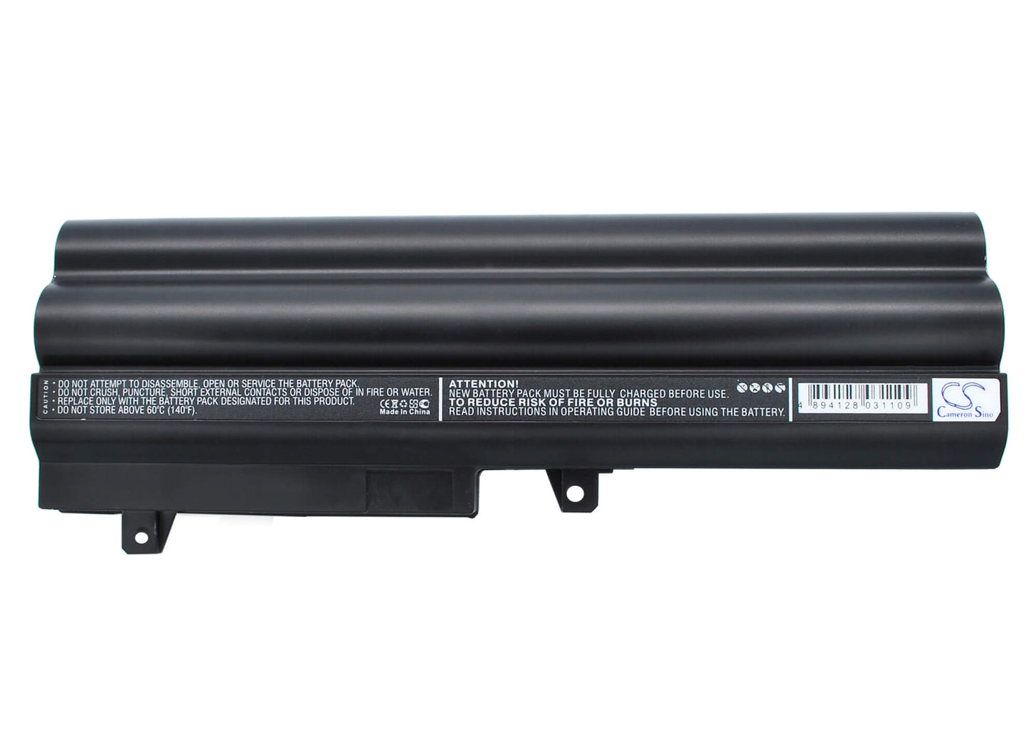 Black, 10.8V, 6600mAh, Li-ion Battery fits Toshiba, Dynabook Ux/ 23jbr, Dynabook Ux/ 23jwh, 71.28Wh