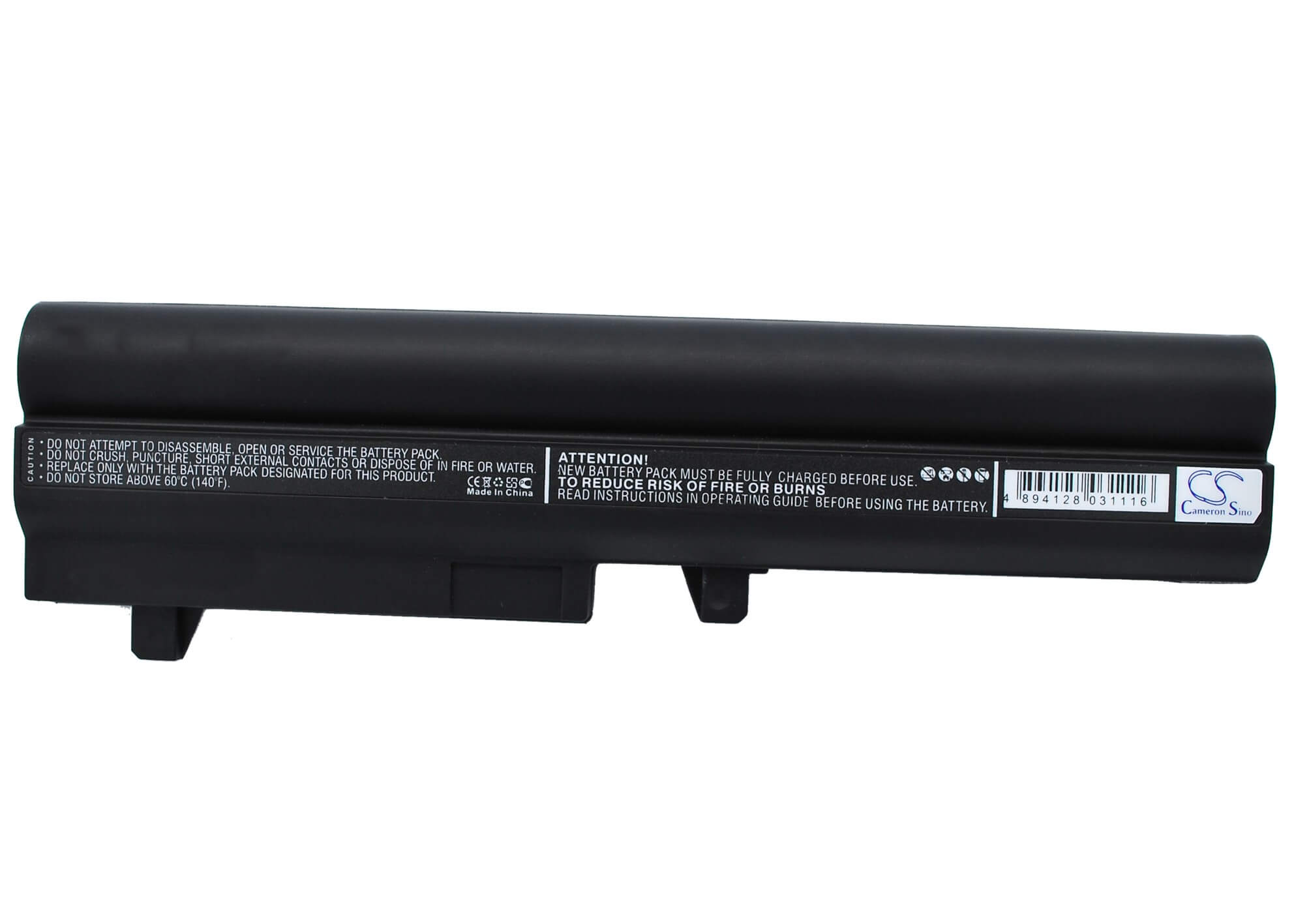 Black, 10.8V, 4400mAh, Li-ion Battery fits Toshiba, Dynabook Ux/ 23jbr, Dynabook Ux/ 23jwh, 47.52Wh