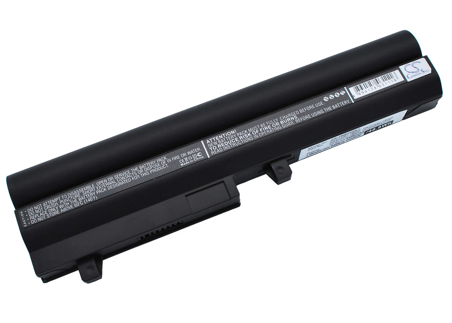 Black, 10.8V, 4400mAh, Li-ion Battery fits Toshiba, Dynabook Ux/ 23jbr, Dynabook Ux/ 23jwh, 47.52Wh