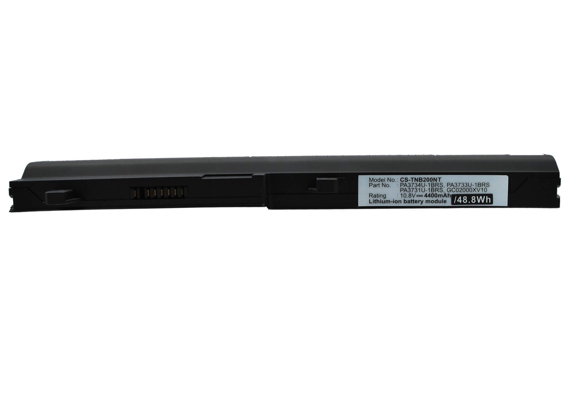 Black, 10.8V, 4400mAh, Li-ion Battery fits Toshiba, Dynabook Ux/ 23jbr, Dynabook Ux/ 23jwh, 47.52Wh