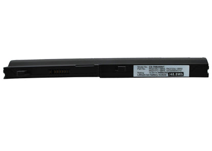 Black, 10.8V, 4400mAh, Li-ion Battery fits Toshiba, Dynabook Ux/ 23jbr, Dynabook Ux/ 23jwh, 47.52Wh