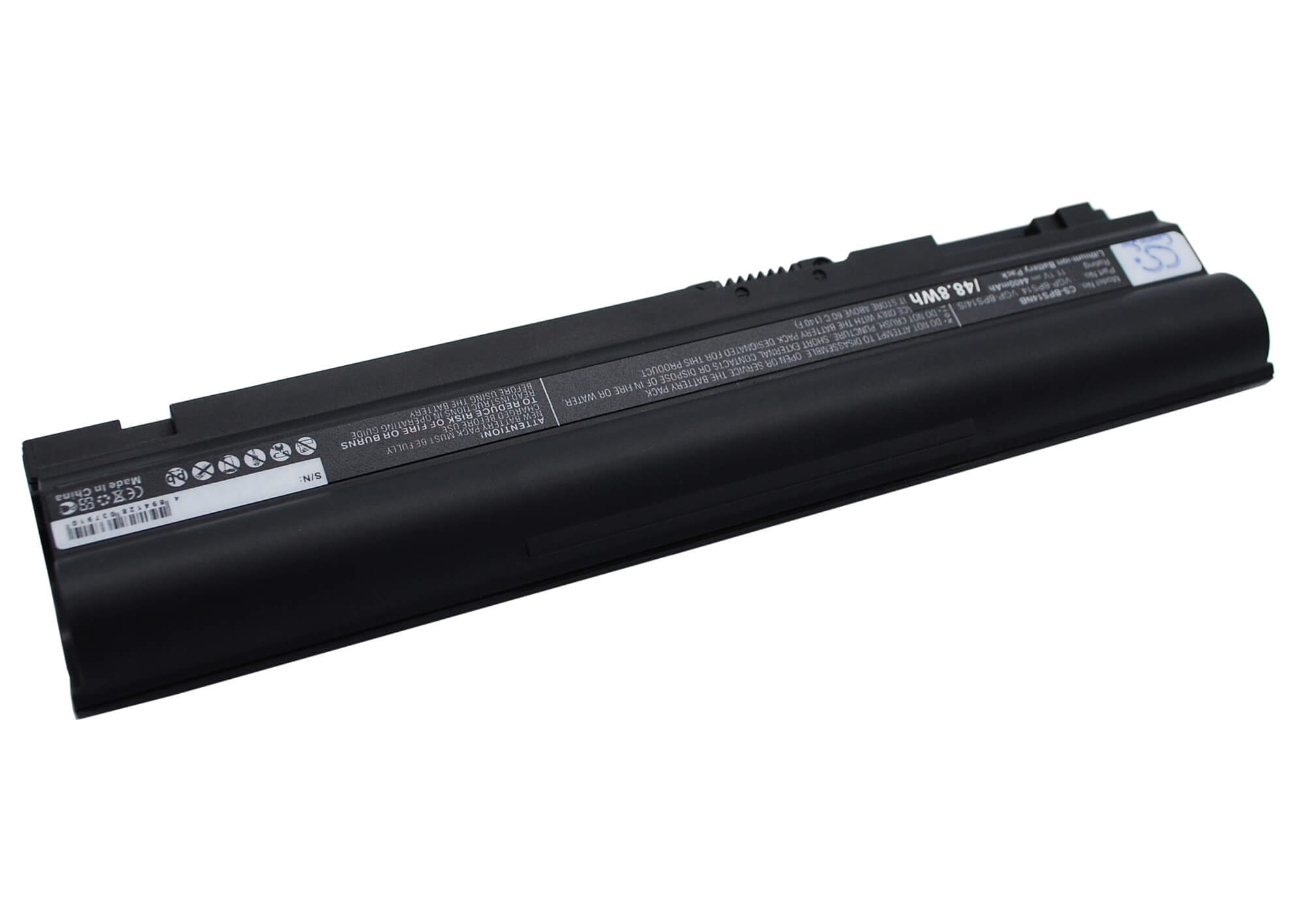 Black, 11.1V, 4400mAh, Li-ion Battery fits Sony, Vaio Vgn-tt11m, Vaio Vgn-tt13/n, 48.84Wh