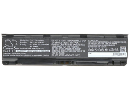 10.8V, 4400mAh, Li-ion Battery fits Toshiba, Satellite C40-ad05b1, Satellite C40-as20w1, 47.52Wh