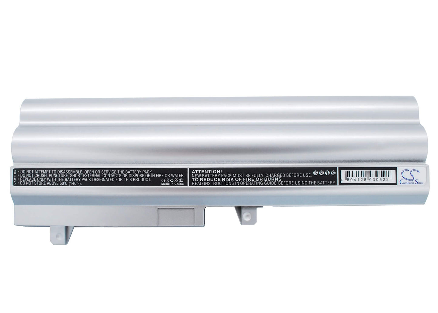 Silver, 10.8V, 6600mAh, Li-ion Battery fits Toshiba, Dynabook Ux/ 23jbr, Dynabook Ux/ 23jwh, 71.28Wh