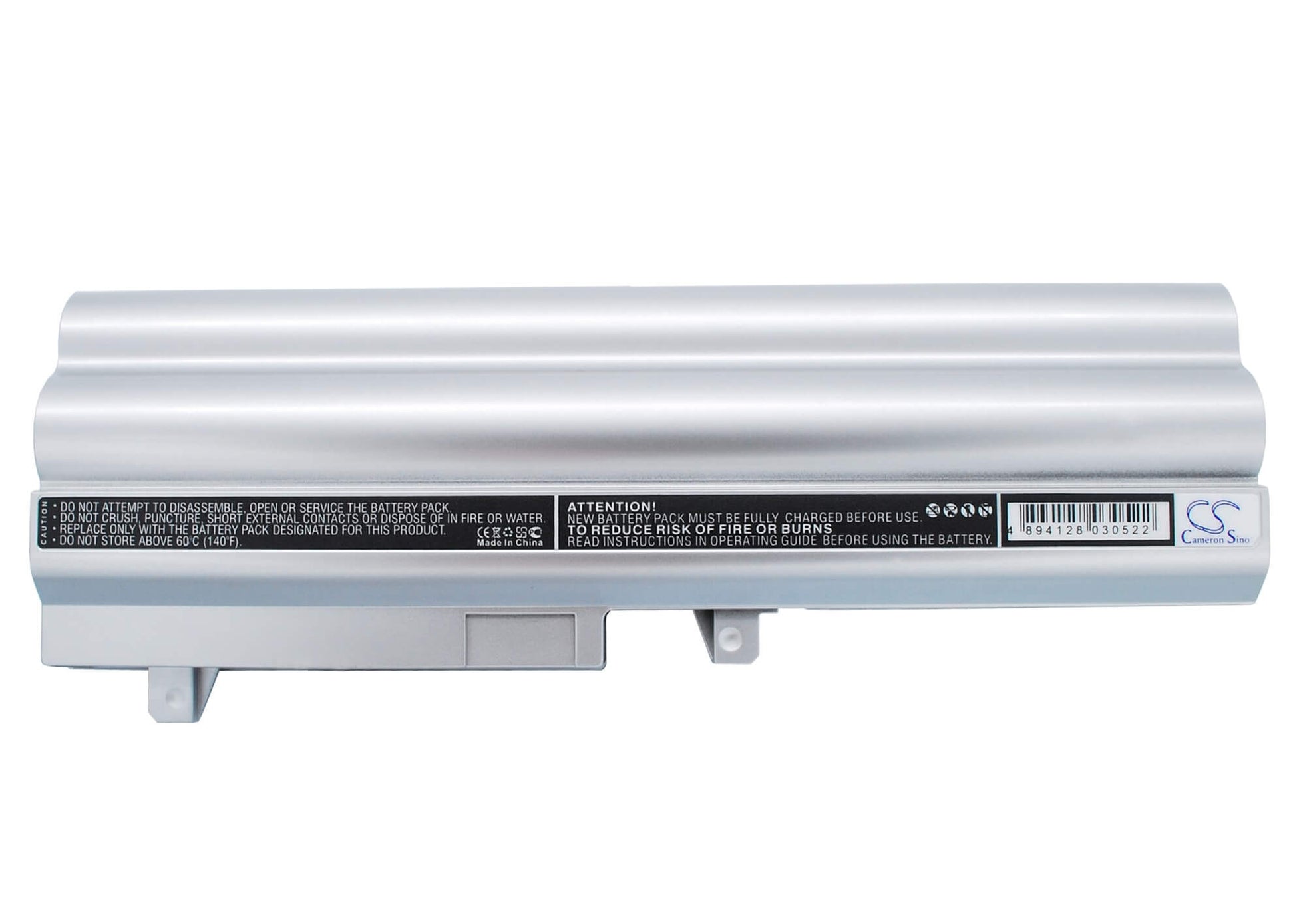 Silver, 10.8V, 6600mAh, Li-ion Battery fits Toshiba, Dynabook Ux/ 23jbr, Dynabook Ux/ 23jwh, 71.28Wh