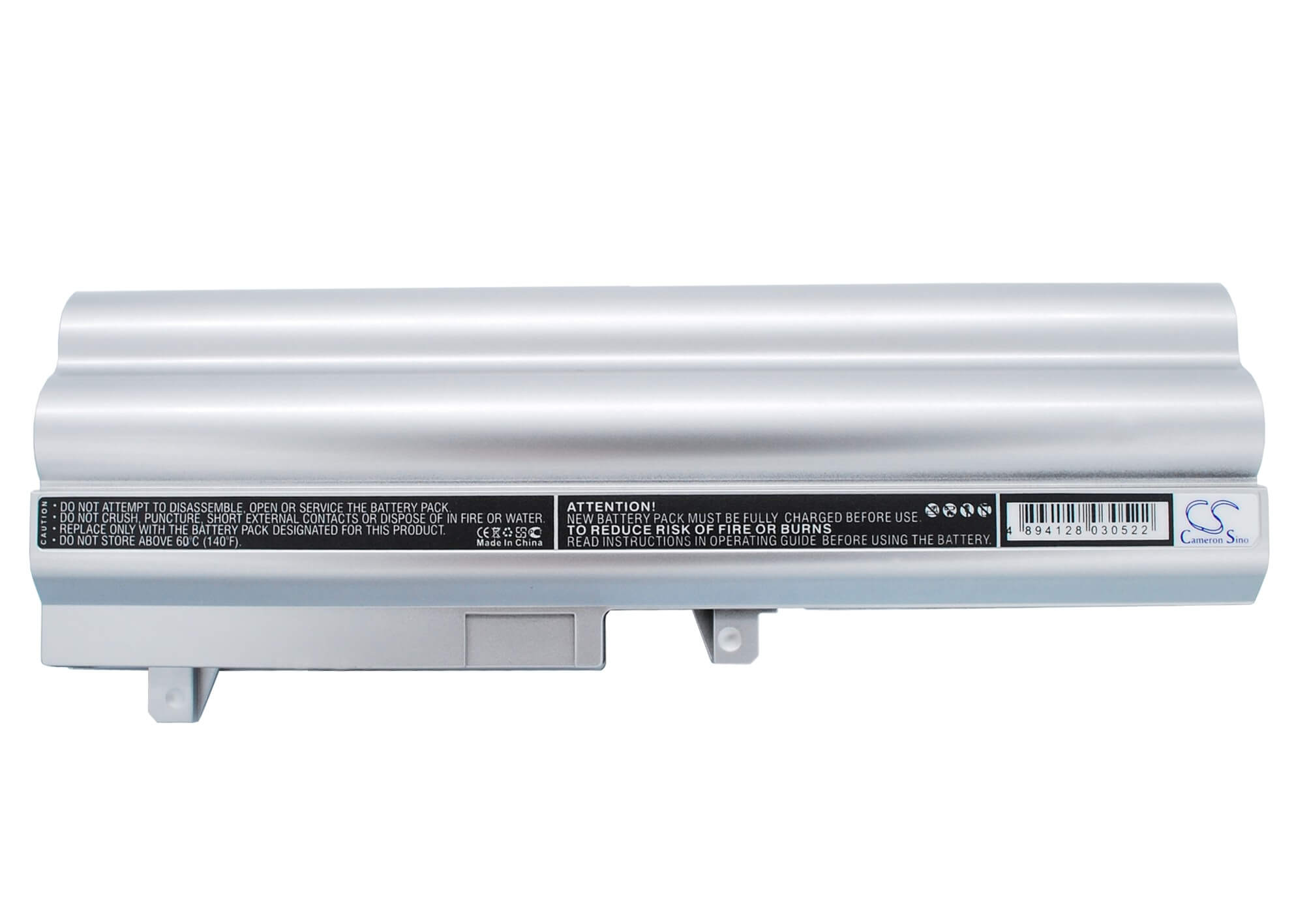 Silver, 10.8V, 6600mAh, Li-ion Battery fits Toshiba, Dynabook Ux/ 23jbr, Dynabook Ux/ 23jwh, 71.28Wh