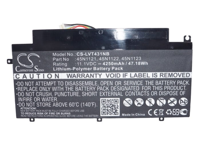 11.1V, 4250mAh, Li-Polymer Battery fits Lenovo, Thinkpad T431s, 47.175Wh