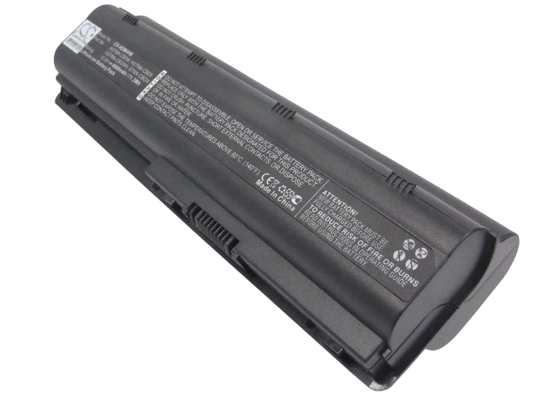 10.8V, 6600mAh, Li-ion Battery fits Hp, 62-100ee, Envy 15-1100, 71.28Wh