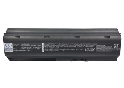 10.8V, 6600mAh, Li-ion Battery fits Compaq, Presario Cq32, Presario Cq42, 71.28Wh