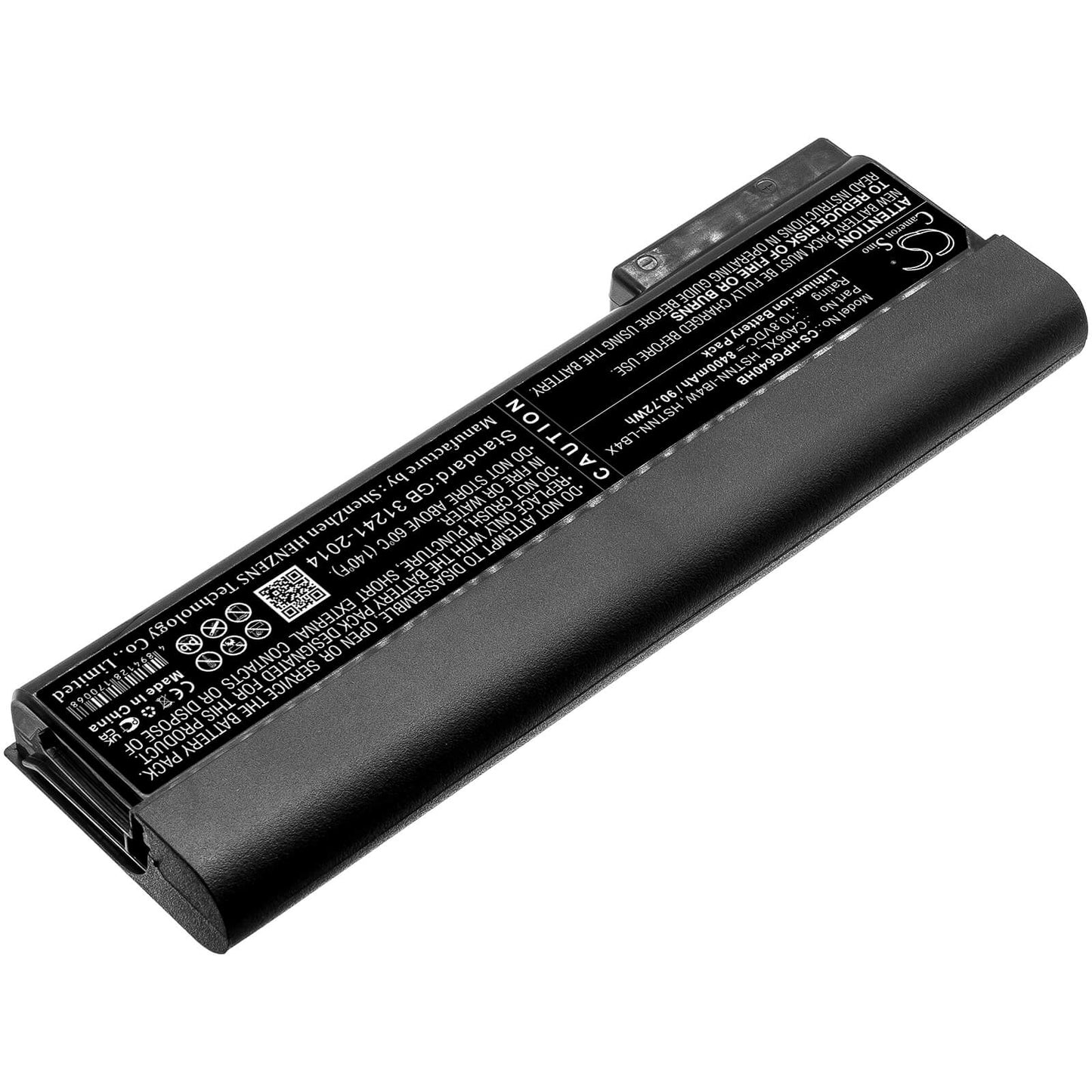 10.8V, 8400mAh, Li-ion Battery fits Hp, D9r52av, H5g74e, 90.72Wh