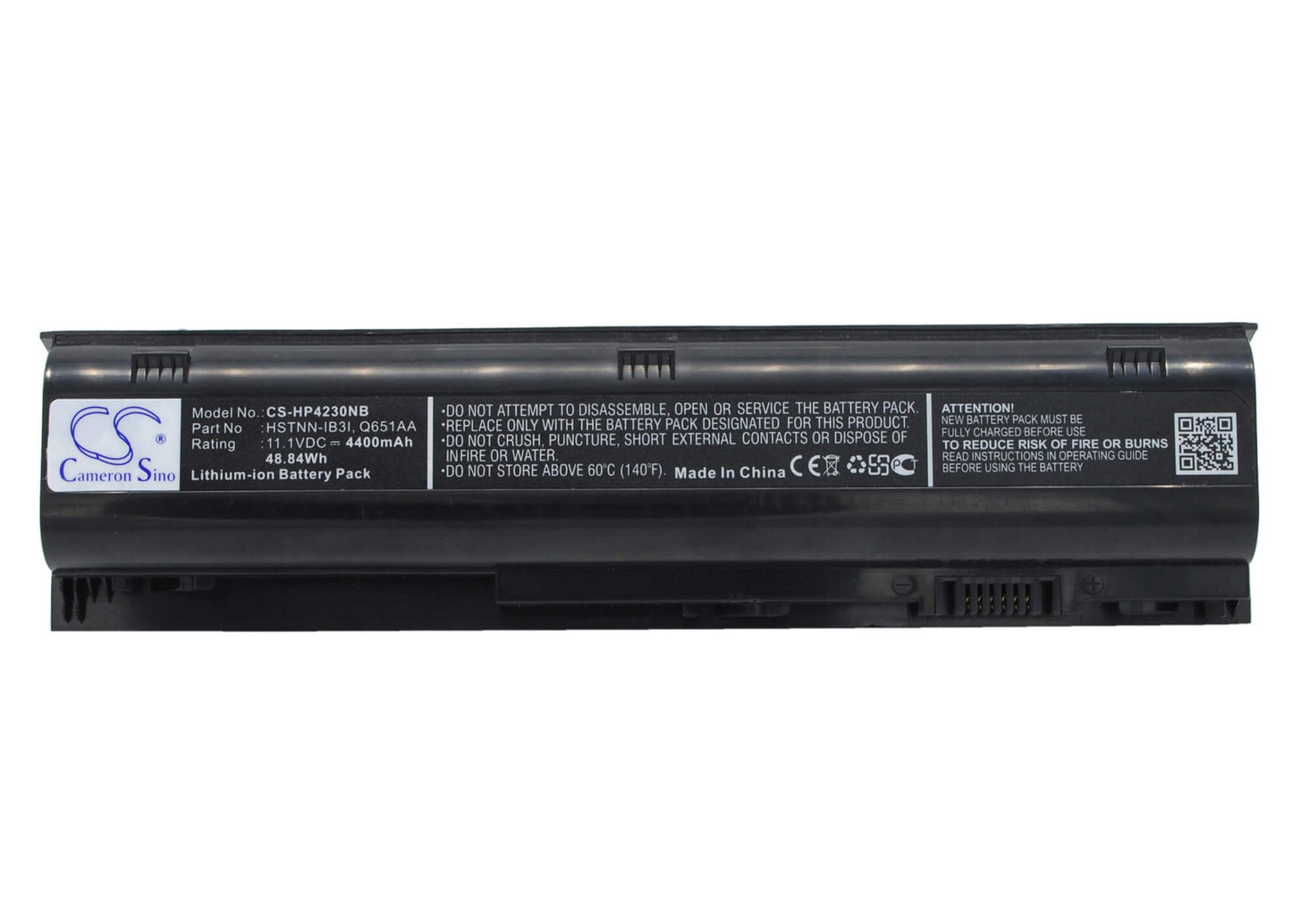 11.1V, 4400mAh, Li-ion Battery fits Hp, Probook 4230s, 48.84Wh
