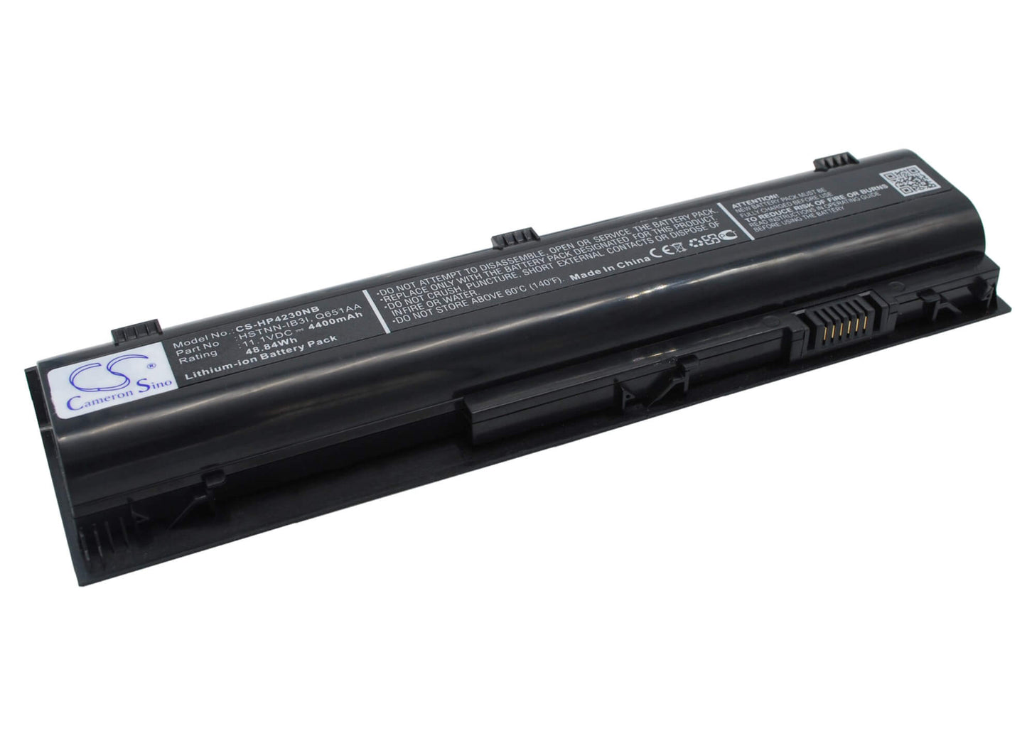 11.1V, 4400mAh, Li-ion Battery fits Hp, Probook 4230s, 48.84Wh