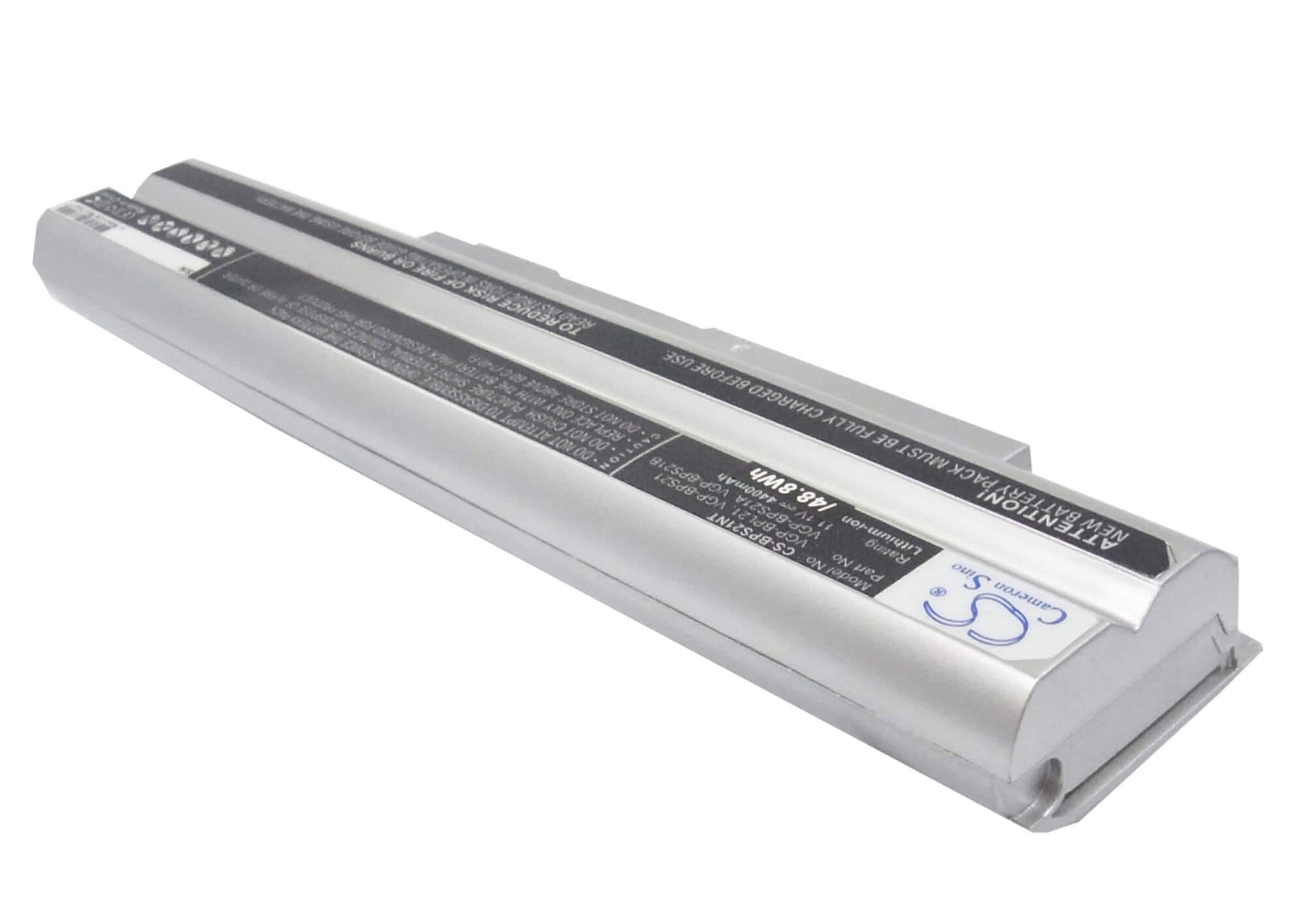 Silver, 11.1V, 4400mAh, Li-ion Battery fits Sony, Aio Vpcf11jfx/b Vaio Vpcf11m1e, Pcg-61411l, 48.84Wh