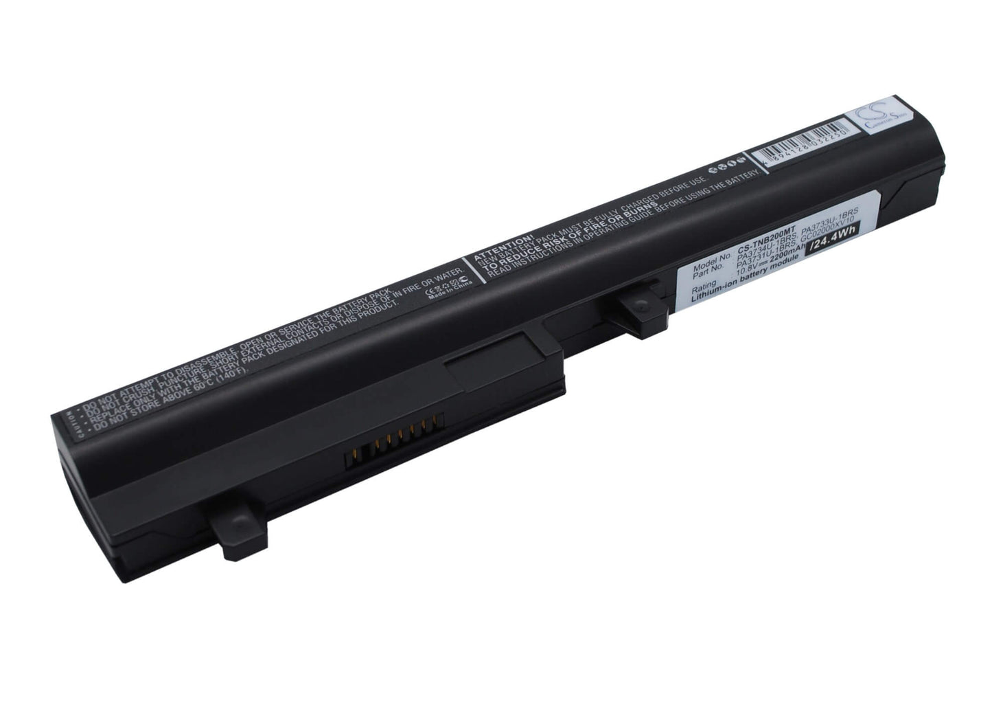 10.8V, 2200mAh, Li-ion Battery fits Toshiba, Dynabook Ux/ 23jbr, Dynabook Ux/ 23jwh, 23.76Wh