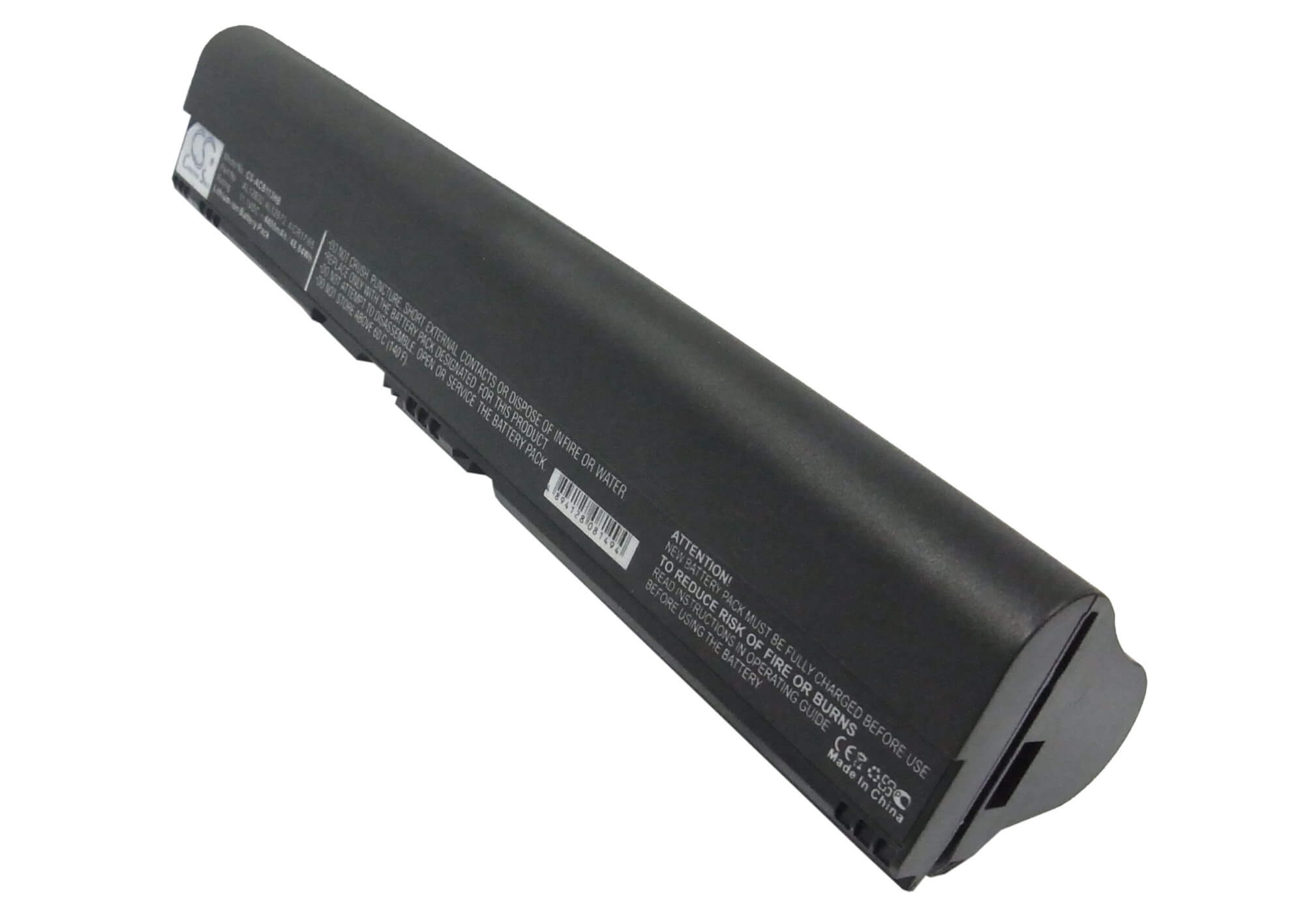 11.1V, 4400mAh, Li-ion Battery fits Acer, Aspire C710, Aspire One 725, 48.84Wh