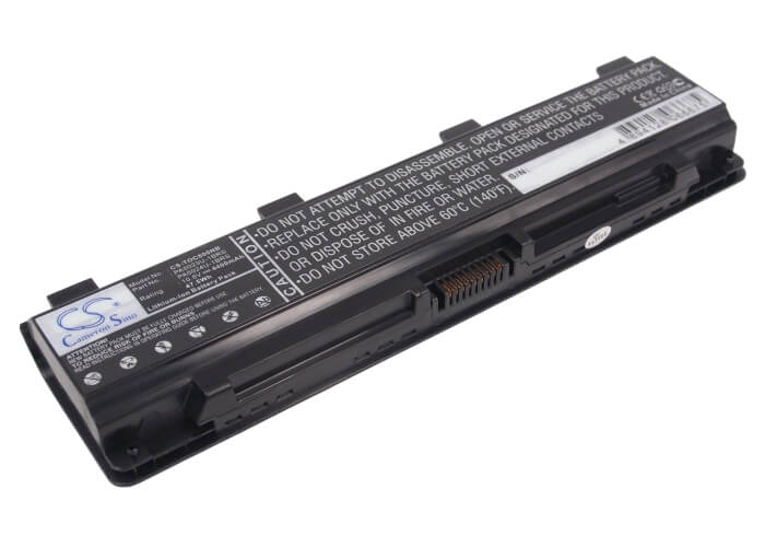 10.8V, 4400mAh, Li-ion Battery fits Toshiba, Dynabook Qosmio T752, Dynabook Qosmio T752/t, 47.52Wh