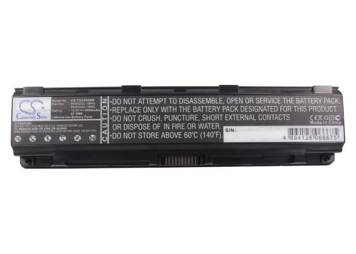 10.8V, 4400mAh, Li-ion Battery fits Toshiba, Dynabook Qosmio T752, Dynabook Qosmio T752/t, 47.52Wh