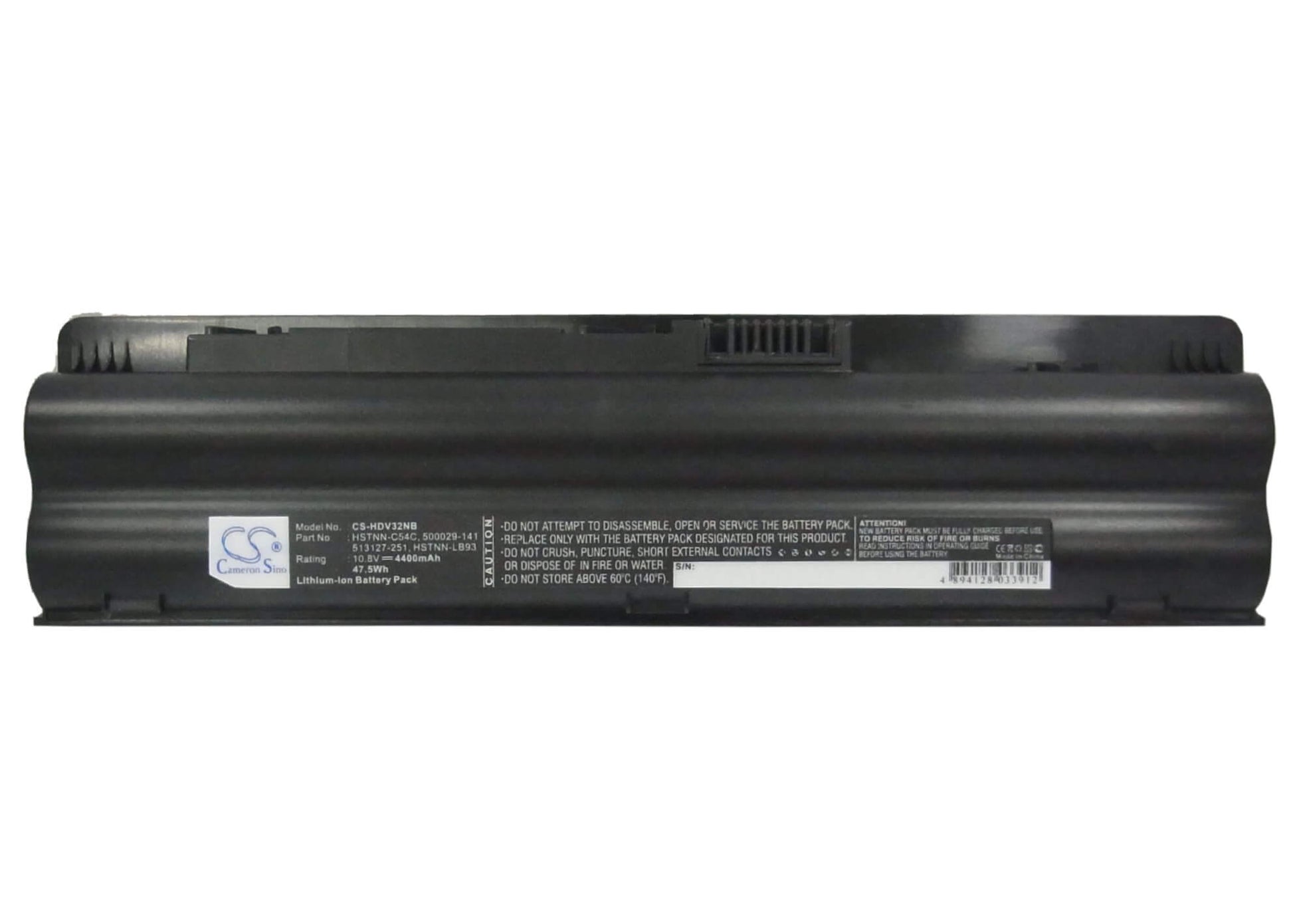 10.8V, 4400mAh, Li-ion Battery fits Compaq, Presario Cq35-100, Presario Cq35-101tu, 47.52Wh