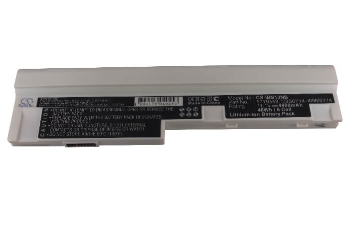 11.1V, 4400mAh, Li-ion Battery fits Lenovo, Ideapad S10-3 - 06474cu, Ideapad S10-3 0647, 48.84Wh