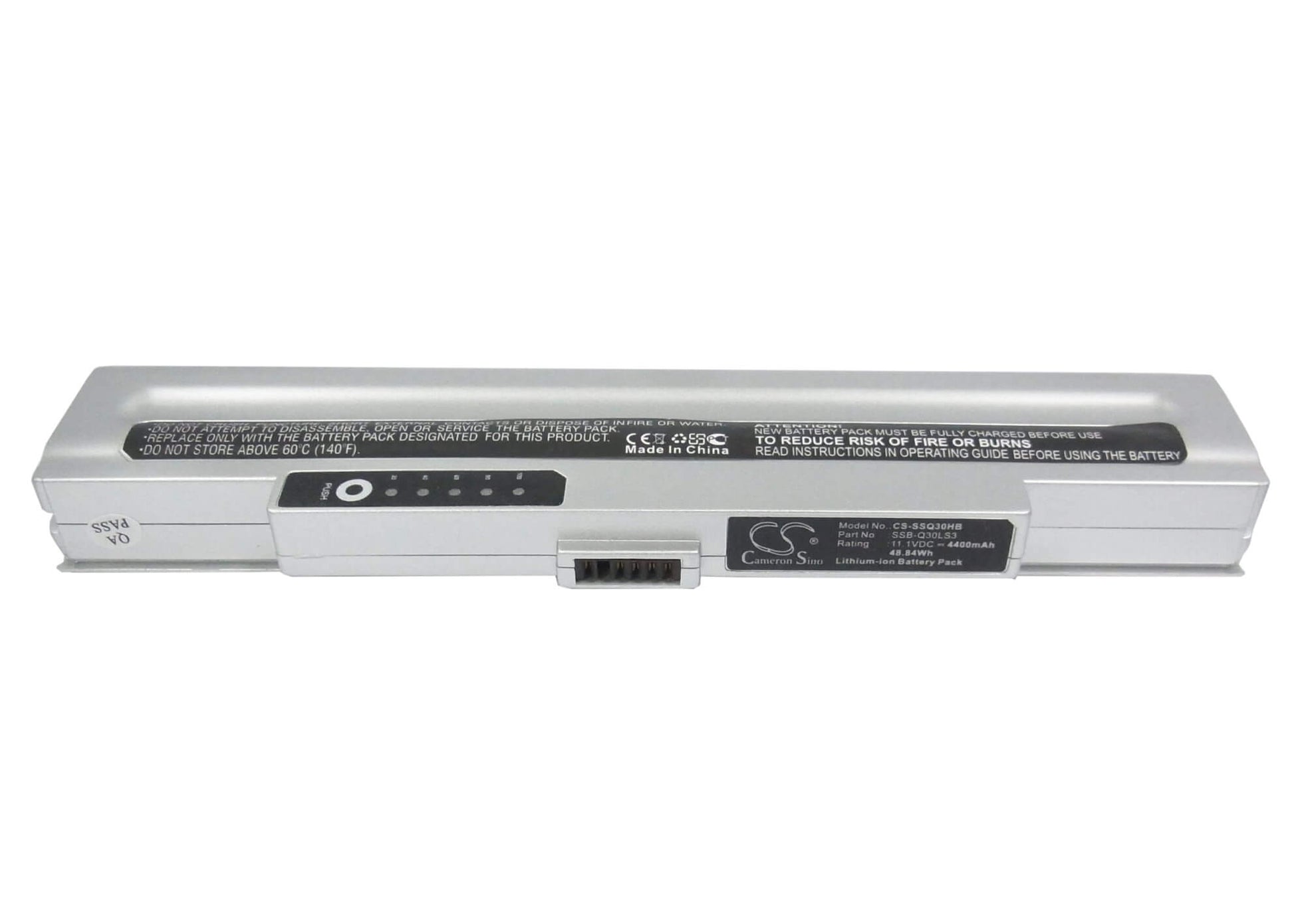 11.1V, 4400mAh, Li-ion Battery fits Samsung, Np-q40, Q30 Hwc 733, 48.84Wh