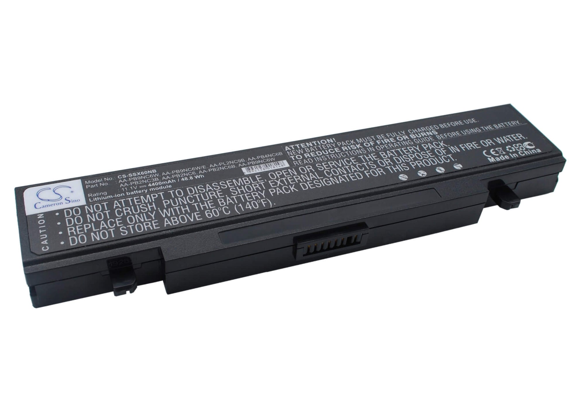 11.1V, 4400mAh, Li-ion Battery fits Samsung, M60 Aura T5450 Chartiz, M60 Aura T7500 Calipa, 48.84Wh