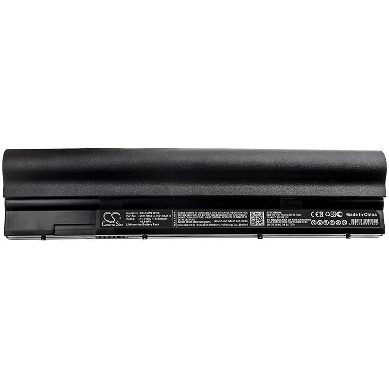 11.1V, 4400mAh, Li-ion Battery fits Clevo, W217, W217cu, 48.84Wh