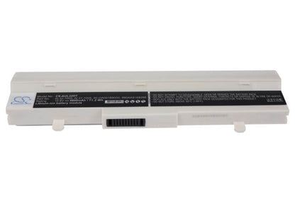 White, 10.8V, 6600mAh, Li-ion Battery fits Asus, Eee Pc 1001ha, Eee Pc 1005, 71.28Wh