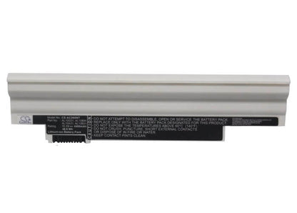 White, 11.1V, 4400mAh, Li-ion Battery fits Emachines, 355-131g16ikk, Em355, 48.84Wh