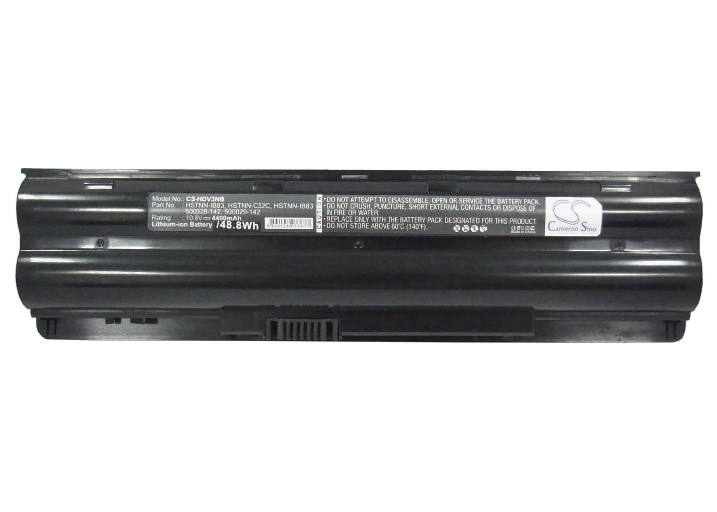 10.8V, 4400mAh, Li-ion Battery fits Hp, Pavilion Dv3-1000, Pavilion Dv3-1001tx, 47.52Wh