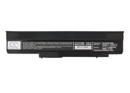 11.1V, 4400mAh, Li-ion Battery fits Gateway, Nv40, Nv4001, 48.84Wh