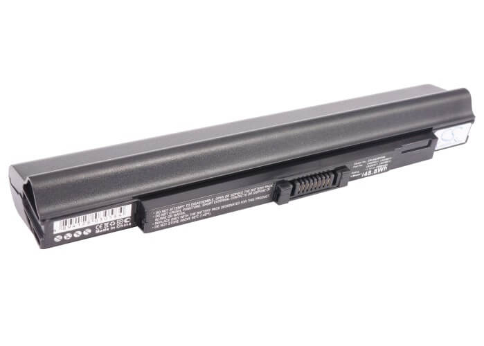 Black, 11.1V, 4400mAh, Li-ion Battery fits Acer, Aspire One 531, Aspire One 751, 48.84Wh