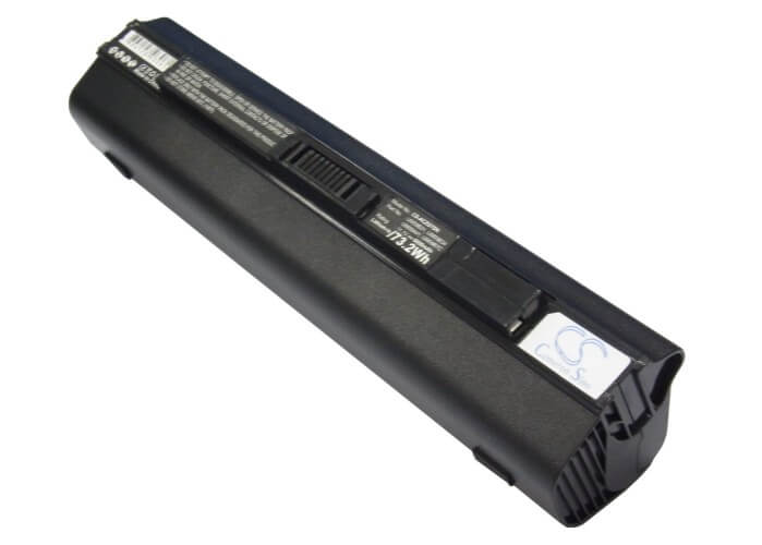 Black, 11.1V, 6600mAh, Li-ion Battery fits Acer, Aspire One 531, Aspire One 751, 73.26Wh