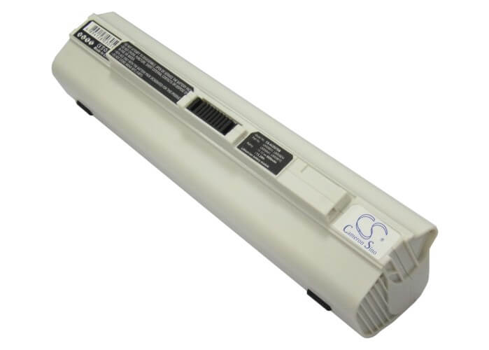 White, 11.1V, 6600mAh, Li-ion Battery fits Acer, Aspire One 531, Aspire One 751, 73.26Wh