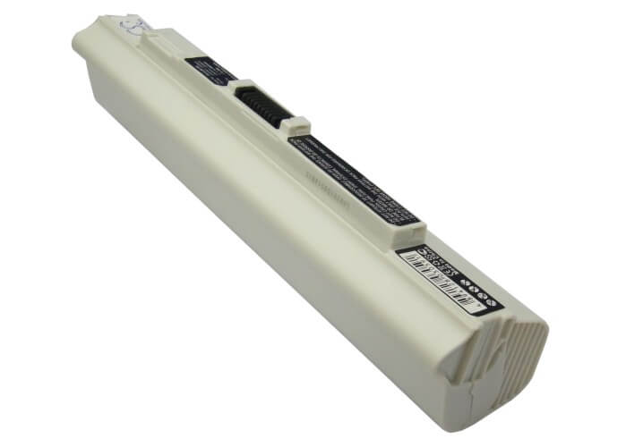 White, 11.1V, 6600mAh, Li-ion Battery fits Acer, Aspire One 531, Aspire One 751, 73.26Wh