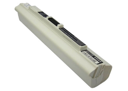 White, 11.1V, 6600mAh, Li-ion Battery fits Acer, Aspire One 531, Aspire One 751, 73.26Wh