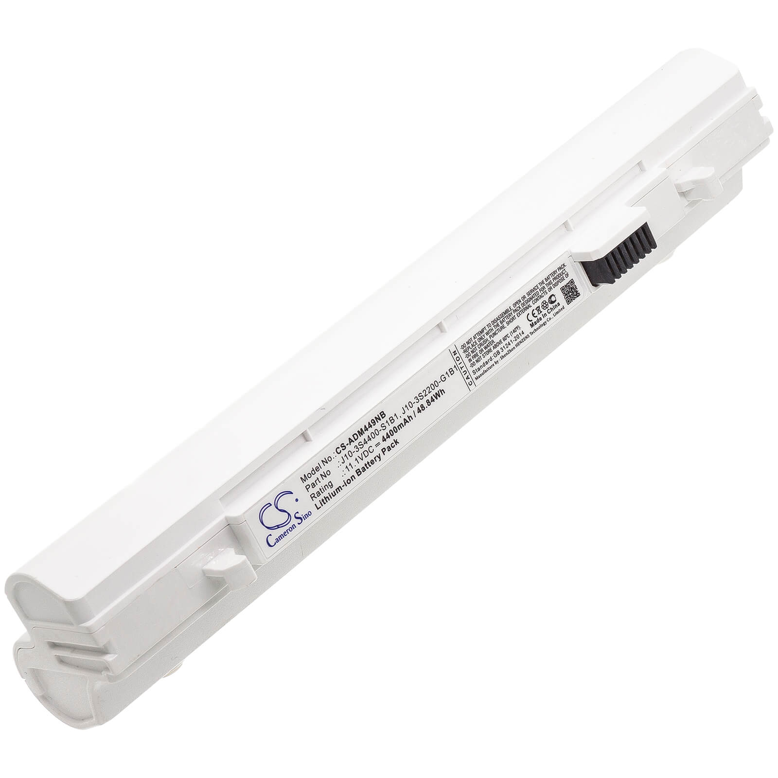 11.1V, 4400mAh, Li-ion Battery fits Hasee, Q120, Q120b, 48.84Wh
