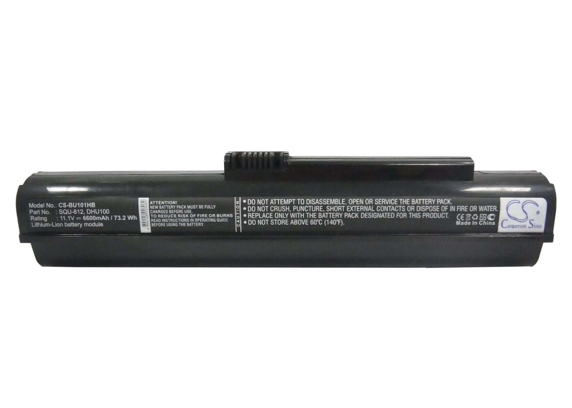 11.1V, 6600mAh, Li-ion Battery fits Fujitsu, M2010, Netbook M2010, 73.26Wh