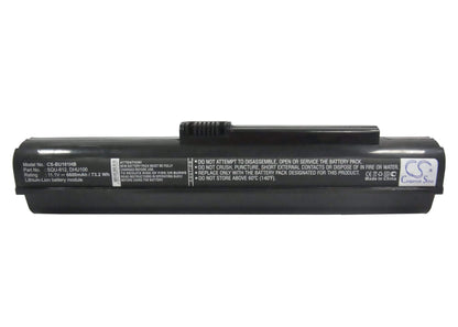 11.1V, 6600mAh, Li-ion Battery fits Fujitsu, M2010, Netbook M2010, 73.26Wh