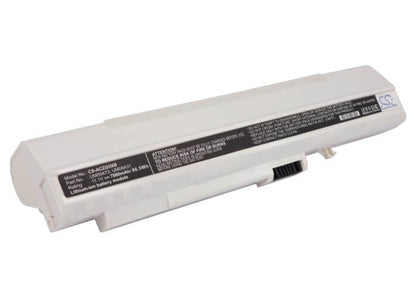 White, 11.1V, 7800mAh, Li-ion Battery fits Acer, Aspire One, Aspire One 531h, 86.58Wh
