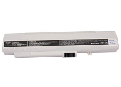 White, 11.1V, 7800mAh, Li-ion Battery fits Acer, Aspire One, Aspire One 531h, 86.58Wh