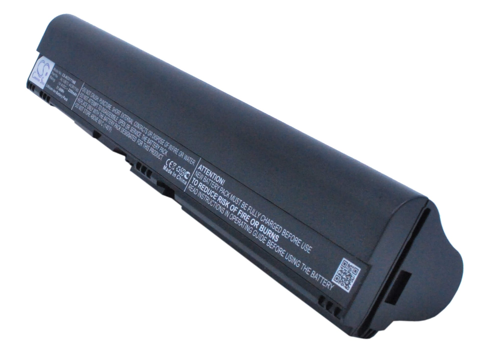 14.4V, 2200mAh, Li-ion Battery fits Acer, Aspire One 725, Aspire One 756, 31.68Wh