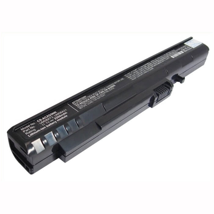 Black, 11.1V, 2200mAh, Li-ion Battery fits Gateway, Lt1000, Lt1001, 24.42Wh