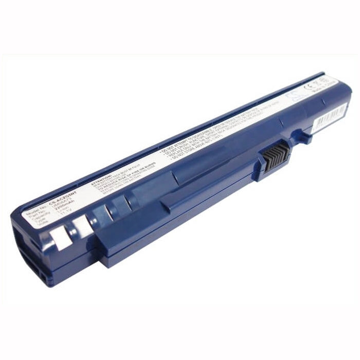 Blue, 11.1V, 2200mAh, Li-ion Battery fits Acer, Aspire One, Aspire One 531h, 24.42Wh