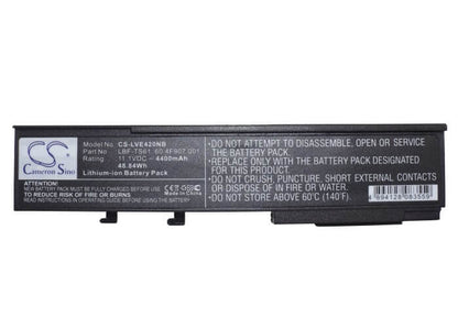 11.1V, 4400mAh, Li-ion Battery fits Lenovo, 420, 420a, 48.84Wh