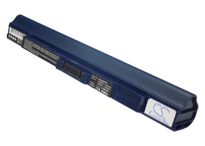 Blue, 11.1V, 2200mAh, Li-ion Battery fits Acer, Aspire One 531, Aspire One 751, 24.42Wh