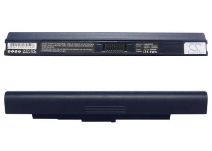 Blue, 11.1V, 2200mAh, Li-ion Battery fits Acer, Aspire One 531, Aspire One 751, 24.42Wh