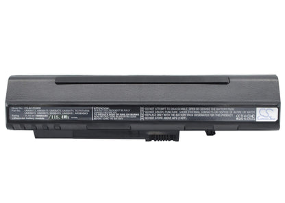 Black, 11.1V, 10400mAh, Li-ion Battery fits Acer, Aspire One 10.1"" (black), Aspire One 8.9"" (black), 115.44Wh
